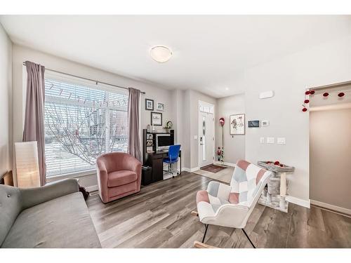 821 Sage Meadows Gardens Nw, Calgary, AB - Indoor Photo Showing Living Room