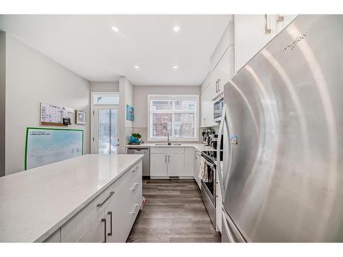 821 Sage Meadows Gardens Nw, Calgary, AB - Indoor Photo Showing Kitchen With Upgraded Kitchen