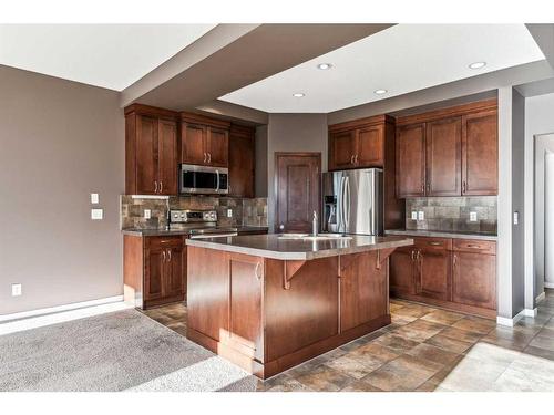 113 Brightoncrest Grove Se, Calgary, AB - Indoor Photo Showing Kitchen With Upgraded Kitchen