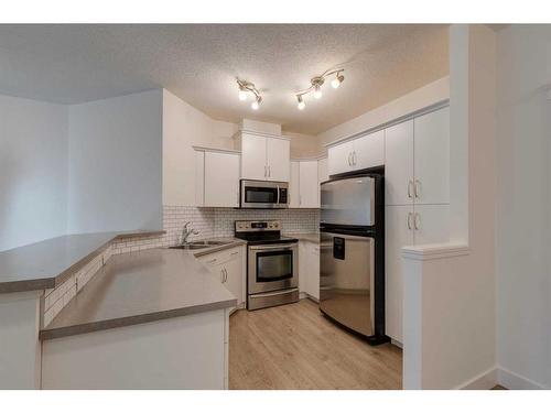 319-10 Discovery Ridge Close Sw, Calgary, AB - Indoor Photo Showing Kitchen With Double Sink