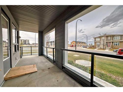 1114-350 Livingston Common Ne, Calgary, AB - Outdoor With Balcony With Exterior