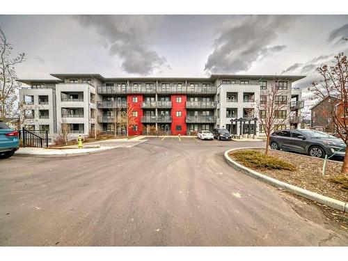 1114-350 Livingston Common Ne, Calgary, AB - Outdoor With Balcony With Facade