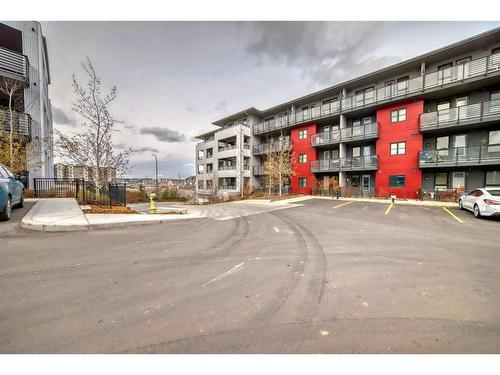 1114-350 Livingston Common Ne, Calgary, AB - Outdoor With Balcony With Facade