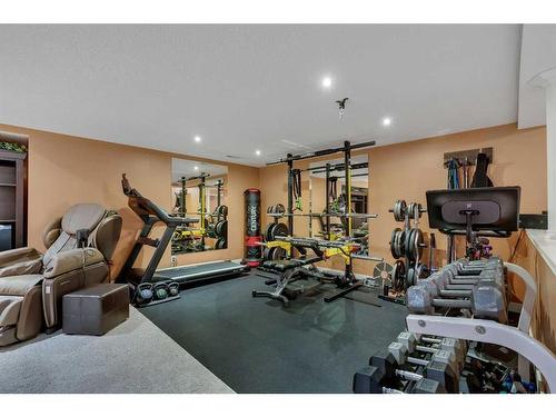 141 Somerset Way Sw, Calgary, AB - Indoor Photo Showing Gym Room