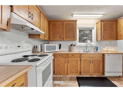 141 Spring Haven Mews Se, Airdrie, AB - Indoor Photo Showing Kitchen With Double Sink