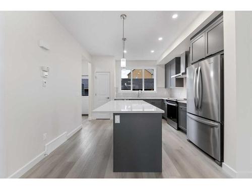 159 South Shore Court, Chestermere, AB - Indoor Photo Showing Kitchen With Upgraded Kitchen