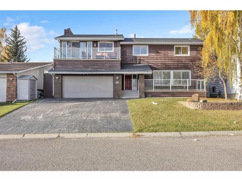 48 Deerview Place Se, Calgary, AB - Outdoor With Balcony With Facade