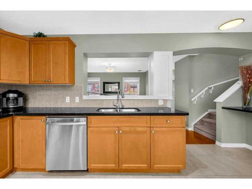 147 Skyview Springs Manor Ne, Calgary, AB - Indoor Photo Showing Kitchen With Double Sink