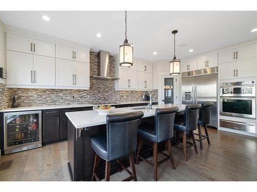 140 Auburn Sound Manor Se, Calgary, AB - Indoor Photo Showing Kitchen With Stainless Steel Kitchen With Upgraded Kitchen