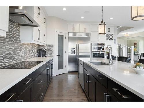 140 Auburn Sound Manor Se, Calgary, AB - Indoor Photo Showing Kitchen With Stainless Steel Kitchen With Upgraded Kitchen