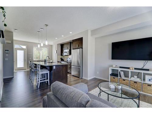 173 New Brighton Walk Se, Calgary, AB - Indoor Photo Showing Living Room