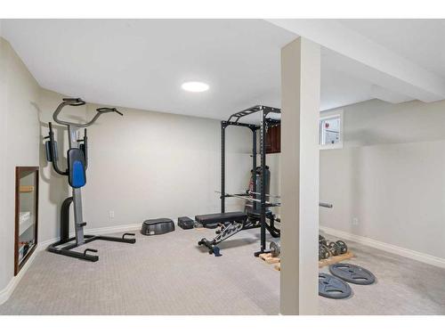 8 Shawnee Way Sw, Calgary, AB - Indoor Photo Showing Gym Room