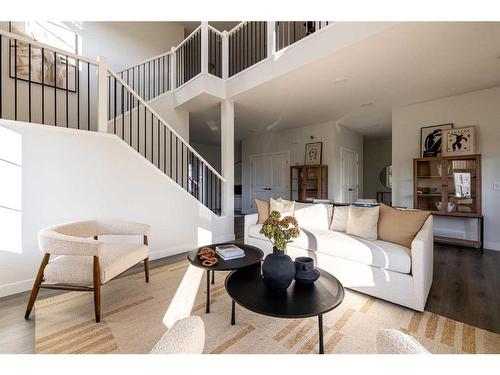 9 Fieldstone Link, Balzac, AB - Indoor Photo Showing Living Room