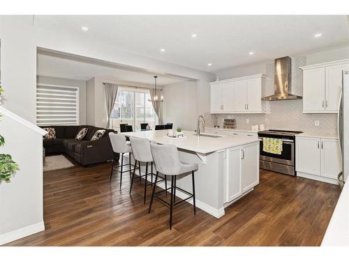 236 Red Sky Terrace Ne, Calgary, AB - Indoor Photo Showing Kitchen With Double Sink