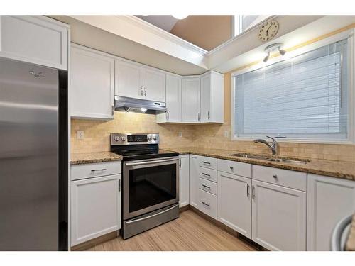 6 Douglasview Park Se, Calgary, AB - Indoor Photo Showing Kitchen With Double Sink