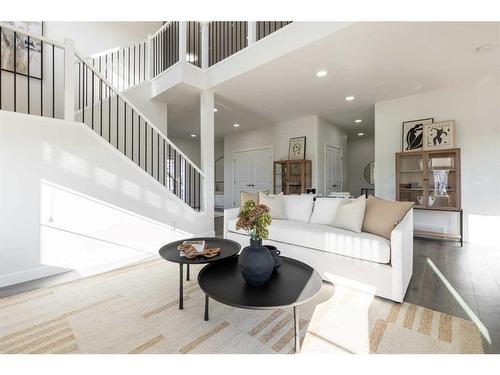 145 Sunstone Way, Balzac, AB - Indoor Photo Showing Living Room