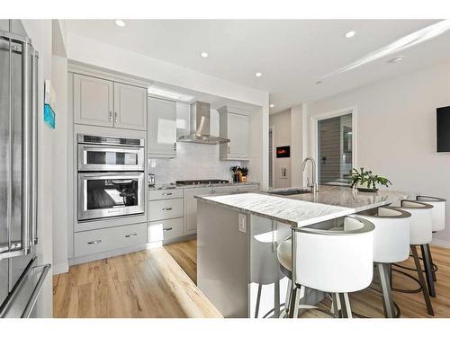 120 Howse Crescent Ne, Calgary, AB - Indoor Photo Showing Kitchen With Upgraded Kitchen