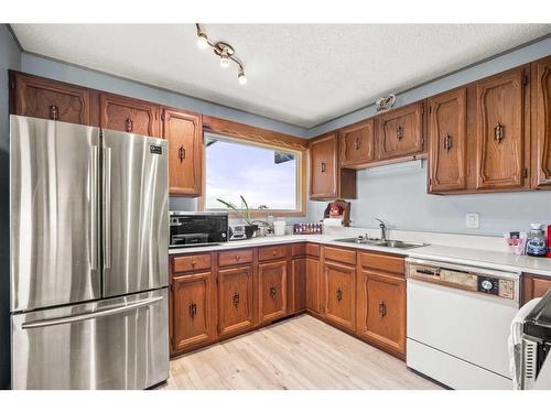 271194 Township Road 252, Rural Rocky View County, AB - Indoor Photo Showing Kitchen With Double Sink