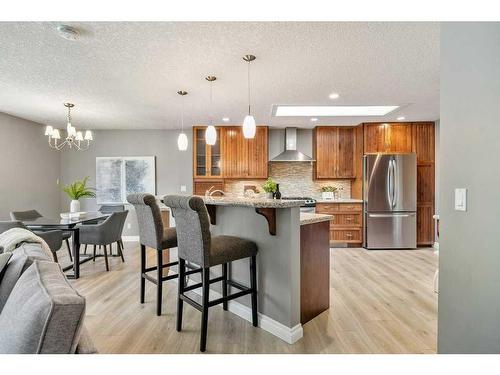 544 Brookpark Drive Sw, Calgary, AB - Indoor Photo Showing Kitchen With Stainless Steel Kitchen With Upgraded Kitchen