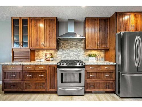 544 Brookpark Drive Sw, Calgary, AB - Indoor Photo Showing Kitchen With Stainless Steel Kitchen