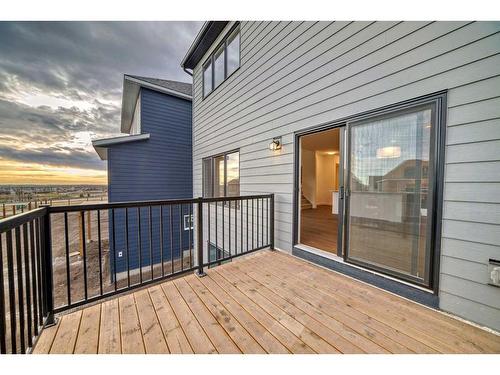 1046 Thimbleberry Hill Sw, Airdrie, AB - Outdoor With Deck Patio Veranda With Exterior