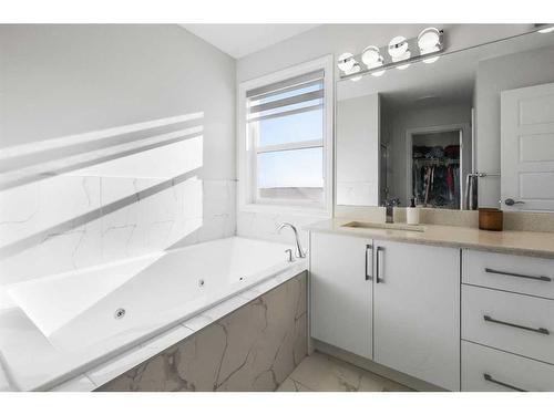 289 Corner Meadows Way Ne, Calgary, AB - Indoor Photo Showing Bathroom