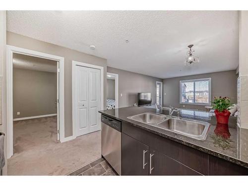 3309-81 Legacy Boulevard Se, Calgary, AB - Indoor Photo Showing Kitchen With Double Sink