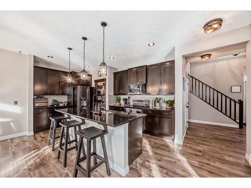 178 Sage Valley Green, Calgary, AB - Indoor Photo Showing Kitchen With Upgraded Kitchen