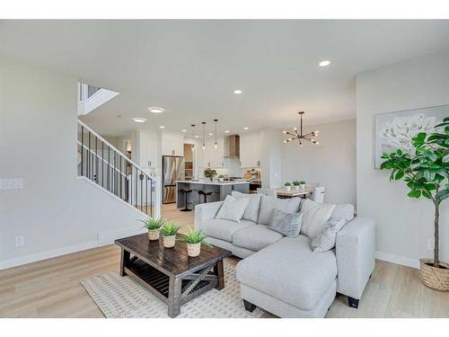 459 Kinniburgh Loop, Chestermere, AB - Indoor Photo Showing Living Room