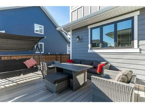 173 Brome Bend, Rural Rocky View County, AB - Outdoor With Deck Patio Veranda With Exterior