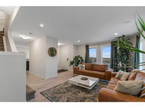 460 Seton Circle Se, Calgary, AB - Indoor Photo Showing Living Room