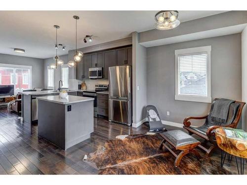 42 Skyview Springs Circle Ne, Calgary, AB - Indoor Photo Showing Kitchen With Stainless Steel Kitchen With Upgraded Kitchen