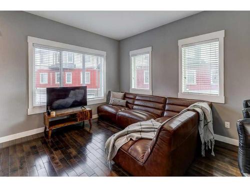 42 Skyview Springs Circle Ne, Calgary, AB - Indoor Photo Showing Living Room