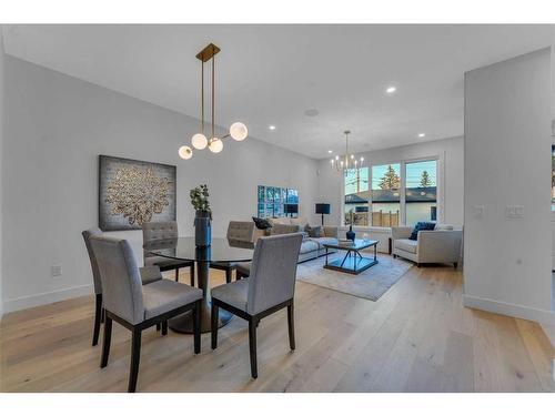 908 39 Street Sw, Calgary, AB - Indoor Photo Showing Dining Room