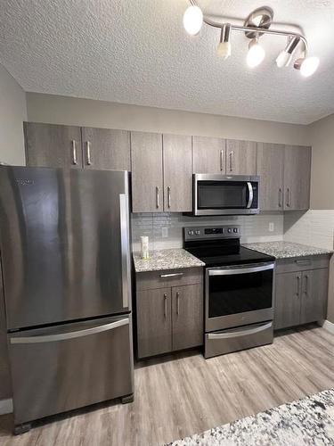 1416-4641 128 Avenue Ne, Calgary, AB - Indoor Photo Showing Kitchen With Stainless Steel Kitchen