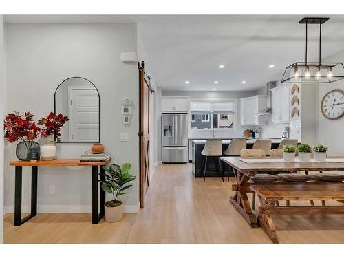 74 Magnolia Square Se, Calgary, AB - Indoor Photo Showing Dining Room