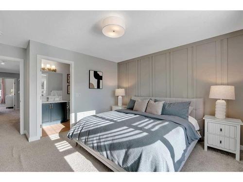 74 Magnolia Square Se, Calgary, AB - Indoor Photo Showing Bedroom