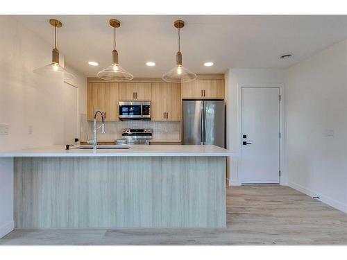 598 Seton Circle Se, Calgary, AB - Indoor Photo Showing Kitchen With Upgraded Kitchen