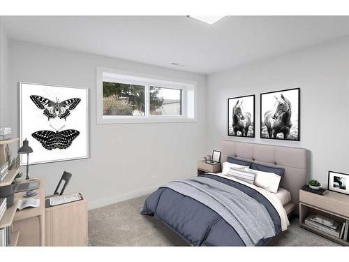 112 Silver Valley Rise Nw, Calgary, AB - Indoor Photo Showing Bedroom