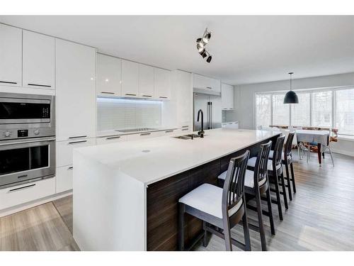 112 Silver Valley Rise Nw, Calgary, AB - Indoor Photo Showing Kitchen With Upgraded Kitchen