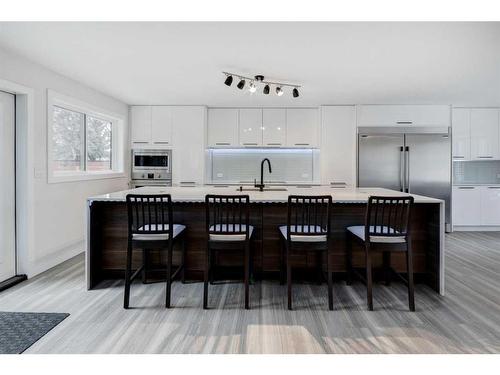 112 Silver Valley Rise Nw, Calgary, AB - Indoor Photo Showing Kitchen With Upgraded Kitchen