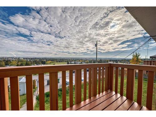 D-7540D Hunterview Drive Nw, Calgary, AB - Outdoor With Balcony With View