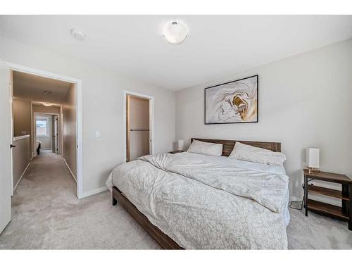 534 Copperstone Manor Se, Calgary, AB - Indoor Photo Showing Bedroom