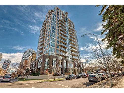 506-1500 7 Street Sw, Calgary, AB - Outdoor With Balcony With Facade