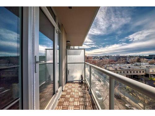 506-1500 7 Street Sw, Calgary, AB - Outdoor With Balcony With View With Exterior