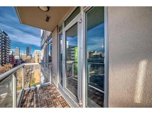 506-1500 7 Street Sw, Calgary, AB - Outdoor With Balcony With Exterior