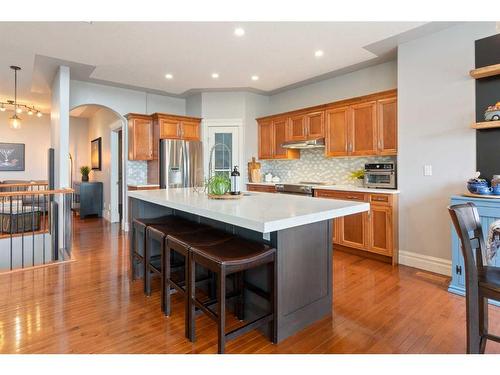 204 Sienna Park Heath Sw, Calgary, AB - Indoor Photo Showing Kitchen With Stainless Steel Kitchen With Upgraded Kitchen