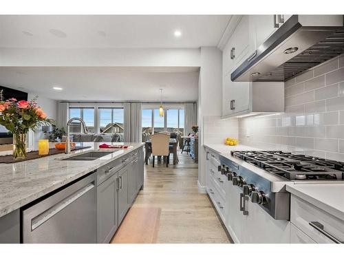 199 Lucas Terrace Nw, Calgary, AB - Indoor Photo Showing Kitchen With Double Sink With Upgraded Kitchen