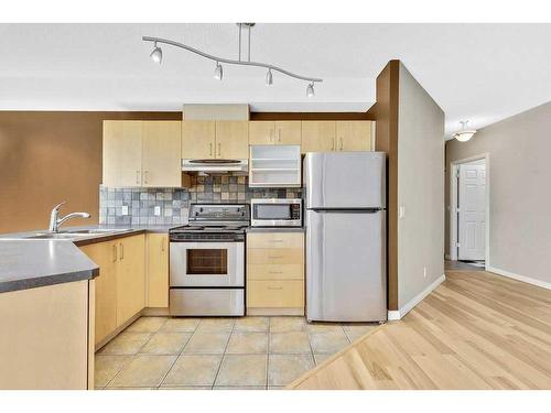 203-108 15 Avenue Se, Calgary, AB - Indoor Photo Showing Kitchen