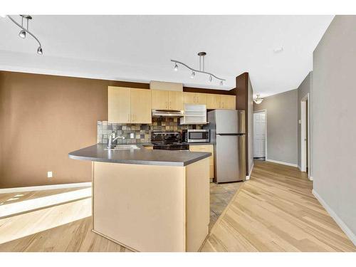 203-108 15 Avenue Se, Calgary, AB - Indoor Photo Showing Kitchen